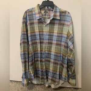 Robert Graham Long-Sleeve Plaid Button-Down Shirt